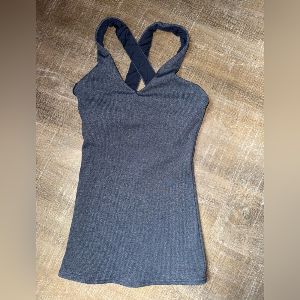 ALO Yoga Dark Gray Tank Top